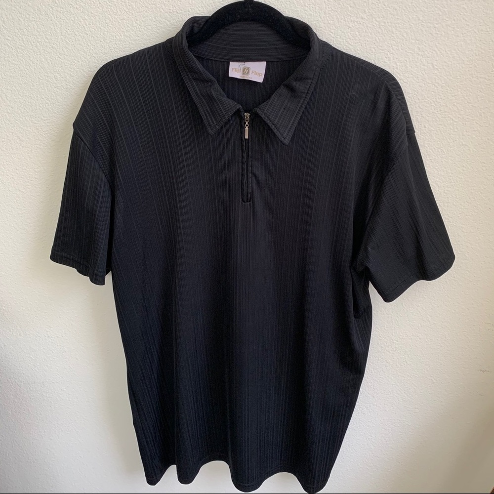Zip down Polo.